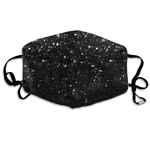 RUHUI Mouth Mask Crystal Bling Strass G283 Dust Mouth Mask Adjustable Earloop Polyester