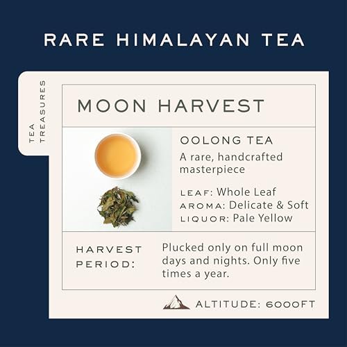 Image of Makaibari Tea Treasures Silver Tips Imperial - Organic Darjeeling Full Moon Oolong Tea | Silver Needle Buds | Full Moon Harvest | 50g Tin | Award Winning | Rare Limited Harvest