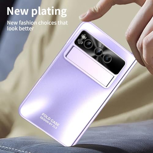 Coque antichoc Google Pixel Fold avec protection écran rigide PC étui mince violet - 6
