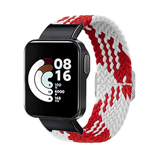 KangPlus Straps Compatible with Redmi Watch ,Woven Elasticity Replacement Wristband Sport Soft Breathable Fabric Adjustable Band with Remove Tool for Women Men