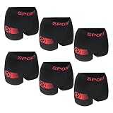 MRCC 6/12er Pack Jungen Boxer Shorts Briefs Boxershorts Unterwäsche Unterhosen Retro Pants Schlüpfer 10010 (14-16 Jahre, 6er Pack Modell 2)
