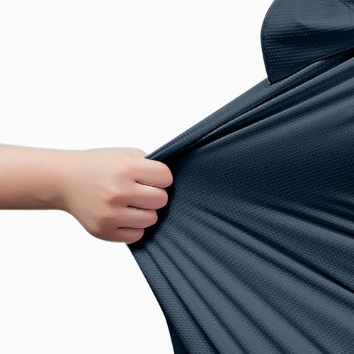 Sun Shirts for Men Casual Fishing Shirts UPF 50+ Sun Protection Hoodie Hooded Long Sleeve UV Hiking T-Shirt with Mask3