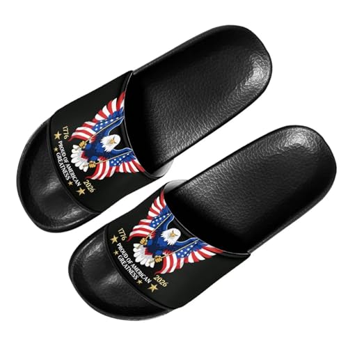 Image of Footwear for Mens Open Toe Athletic Sandals Anti-Slip Sole Slide Sandals Pillow House Flat Shoes Comfortable Slip On Slippers for Indoor & Outdoor