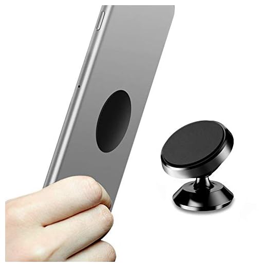 LURICO magnético Soporte para teléfono Soporte de coche salpicadero soporte para teléfono 360 ° giratorio Sticky Soporte de smartphones para iPhone 7 6s 5 Samsung HTC Sony Nokia Smartphones