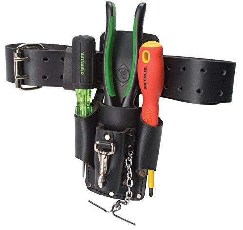 Greenlee 0258-14 Pouch, Leather 4 Pocket #TOP3