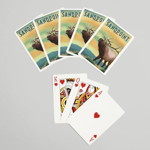 Lantern Press naipes Poker 52 cartas para adultos miniatura 7