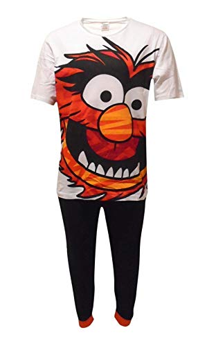 Mens Animal Muppets Character Cotton Pyjamas Large