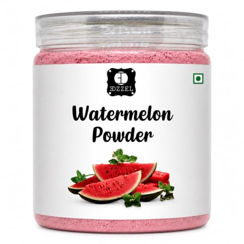 Image of EDZZEL Dried Watermelon Powder for Beverages, Smoothies, Baking & Dessert Mixes | Fine Texture Fruit Powder for Drinks, Yogurt, Ice Cream, Candy Making & Culinary Recipes