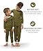Warm Cuddles Soft Viscose from Bamboo Pajamas for Kids - Toddler Pajamas for Boys & Girls - Two Piece Set PJs (Olive, 9-10Y)