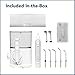 Waterpik CC-02 Complete Care 9.5 Oscillating Electric Toothbrush with Water Flosser, White, Medium