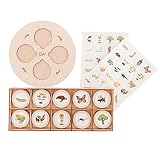 Montessori Puzzle de ciclo de vida para niños pequeños en edad preescolar como juguete científico, juguete de aprendizaje temprano