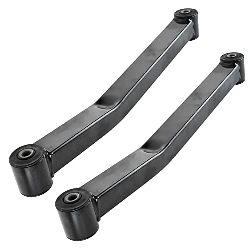 Image of Detroit Axle - Front Lower Control Arms + Ball Joints Outer Tie Rods Kit Replacement for 2007-2018 Jeep Wrangler JK - 6pc Set