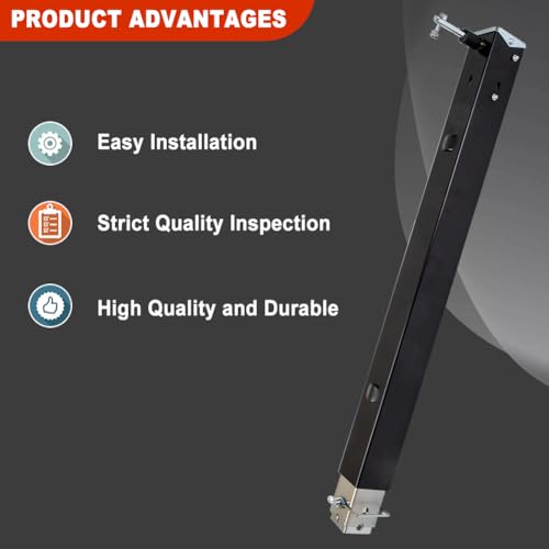HY-SPEED 179013 RV Lead Fifth Wheel Landing Gear Leg Compatible with Lippert Venture, 29-1/2" Landing Gear Jack for Atwood & Stromberg Carlson Landing Gear Systems, with Drop Leg and Cage Pin by HY-SPEED - Used condition - Image 6