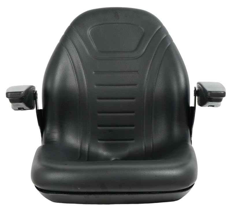 TSYY70A, Universal Tractor Seat and Compact High Back Mower Seat with  Adjustable Black