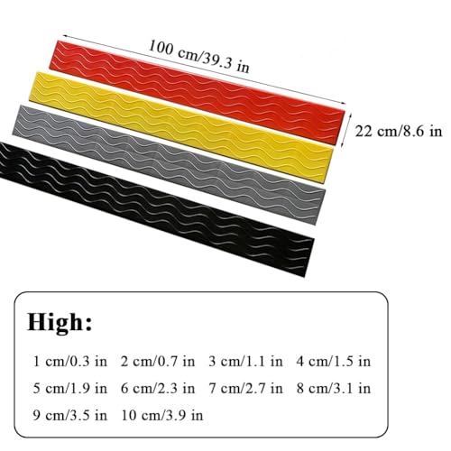 Rampa portátil plástica para umbrales 10 cm carga 1102 lbs miniatura 3