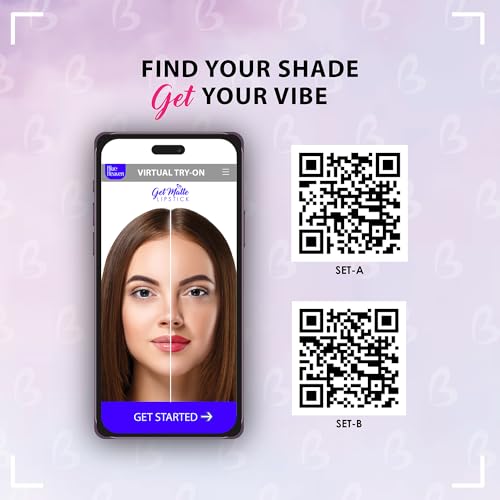 Image of Blue Heaven Get Matte Lipstick, Long Lasting, Light Weight Lipsticks for Women, Moisturizing Matte Lipstick for Women - 203M, 4g