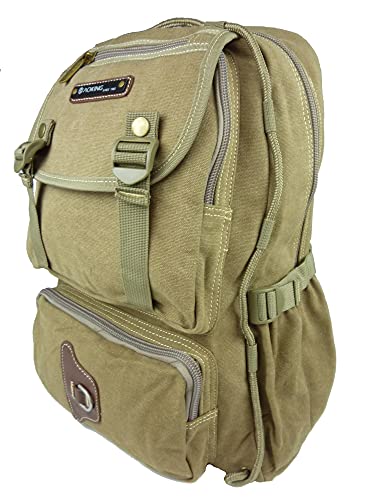 AOKING T115, großer Trekkingrucksack 35l Outdoor Rucksack 32x48x22 (braun Camel)