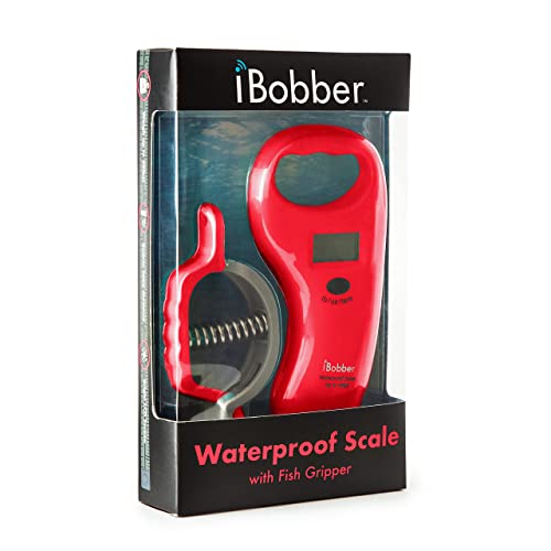 Ibobber Waterproof And Floating Digital Fish Scale Ip68 Rating, Weights Up To 99 Lb Or 45 Kg, Incredibly Simple To Use, Comes With Quick-Release Fish Gripper #TOP6