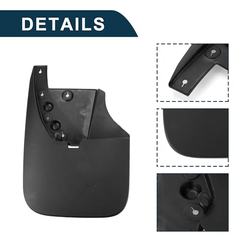 Image of Mud Flaps Splash Guards for Toyota Tundra 2010-2021 Front & Rear Mud Guards W /Mount Accessories