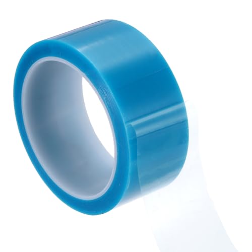 Image of PATIKIL 40mm x 50m Refrigerator Tape PET Fridge Non-Residual Adhesive Tape for Fixing Drawer Refrigerator Air Conditioner Printer Sky Blue