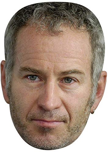 FoxyPrinting John Mcenroe Sports Celebrity Cardboard Party Face Mask Fancy Dress