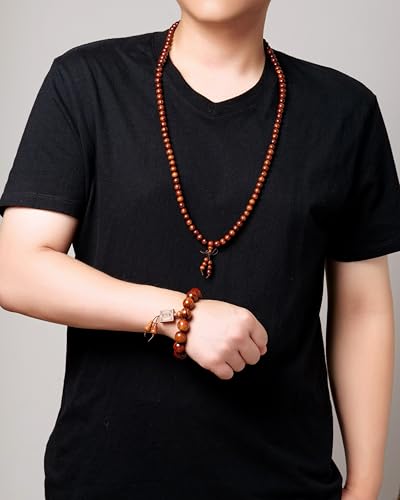 Image of Natural Wooden Adult Bracelet Spring Chain Bracelet, 1pc /pack
