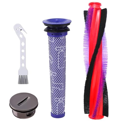 Svitzoot 185mm Cepillo de recambio para Dyson V6 SV03 DC62 DC58 DC59 SV073 Rodillo cepillo con filtro para Dyson rodillo cepillo para Dyson