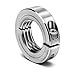 Climax Metal ISTC-043-14-S T303 One-Piece Threaded Clamping Collar, Stainless Steel, 7/16" Bore, 15/16" OD, 11/32" Width