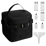 Reise-Gewürz-Set, wasserdicht, 6 Flaschen, Organizer-Set – Camping-Gewürztaschen-Set, für Familie, Freunde, Grillen, Picknick, Zuhause, Rucksackreisen, Wandern, Grillen, Kochen