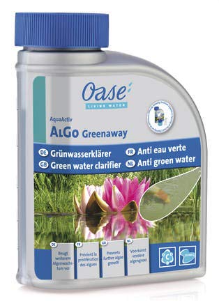 Oase Algo Greenway 500ml ALGHICIDA Acqua Verde LAGHETTO Ornamentale