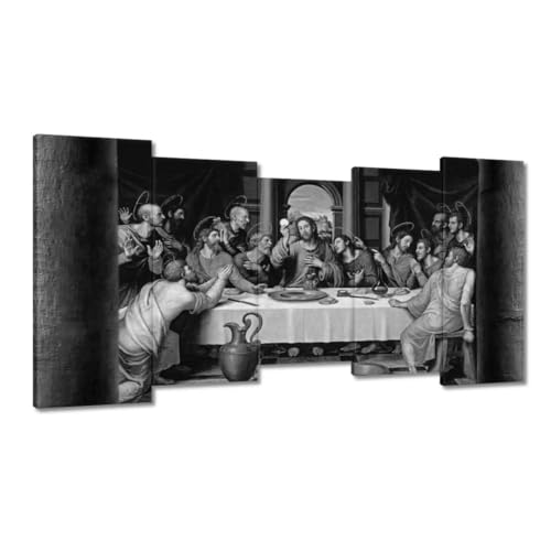 Toile Dernière Cène 150 x 80 cm pour grand salon chic