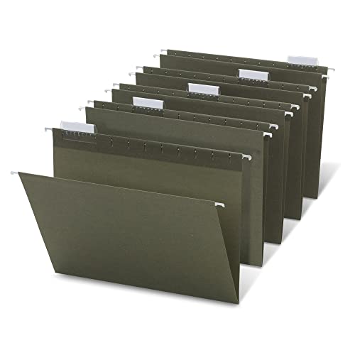 Chemises à suspendre Office Depot 1/5 vert pour tiroir et armoire de bureau