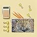 RLDOBOFE African Animal Leopard Coin Purse Small Cash Coin Purse Pouch Mini Canvas Change Purse with Zipper Cute Coin Pouch Fashion Coin Wallet Slim Cash Change Wallet for Cards Keys Lipsticks