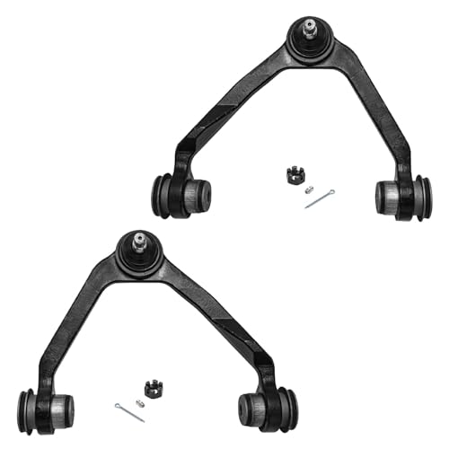 Image of Detroit Axle - 4WD Front End Suspension Kit for Ford F-150 Expedition F-250 2 Shock Absorbers Assembly 4 Upper & Lower Control Arms w /Ball Joints 2 Stabilizer Sway Bar End Links Replacement