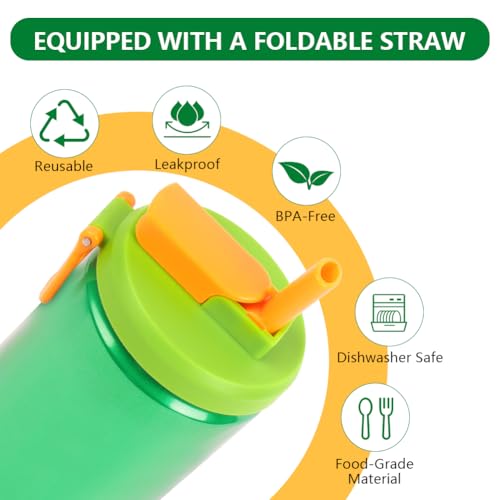 OSDUE Straws Soda Can Covers, Can Lids for Fizzy Drink Soda Can Lids with Straw, Spill-Proof Can Covers with Straws Reusable - Image 4