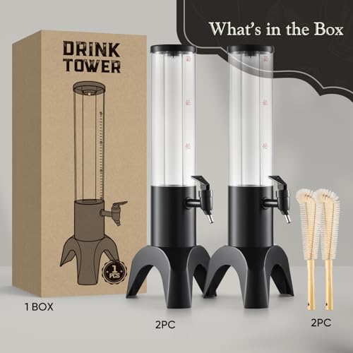 Distributeur de bière Mimosa Tower tireuse table LED tube glace - 3