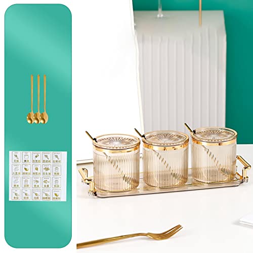 Dispensador de temperos, potes de condimento, caixa de plástico para tempero, recipiente de armazena