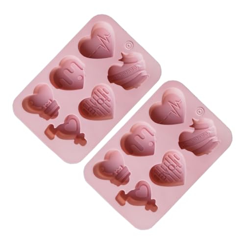 Molde de silicona SUPVOX para chocolate con forma de corazón miniatura 1