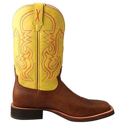 Twisted X Men's Ruff Stock Western Boot Broad Square Toe - Mrs00672