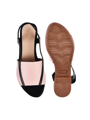 Image of SilverArrow womens Voyaga Flat Sandal, Fashion Sandals with Strap, Suitable for Fusion Outfit