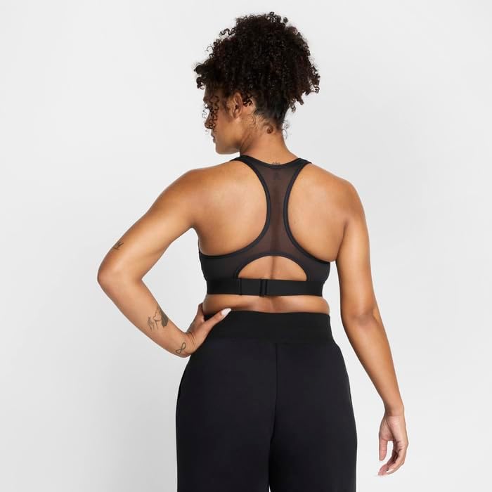 Nike (M Swoosh Women's Nursing and Wearable Pump-Compatible Sports Bra (Maternity), Black, Small