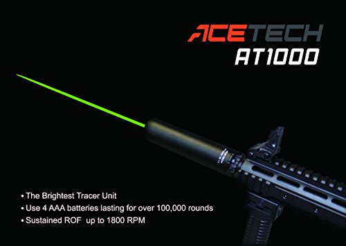 Acetech-At1000- Tracer Unit For Airsoft Gun M14- Ccw Thread Tracer Unit Without Sheath #TOP6