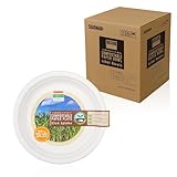 【ケース販売】サンナップ コンポスタブルペーパープレート 23cm/1200枚 バガスモールドを使ったサンナップの環境訴求製品 P-23CPM