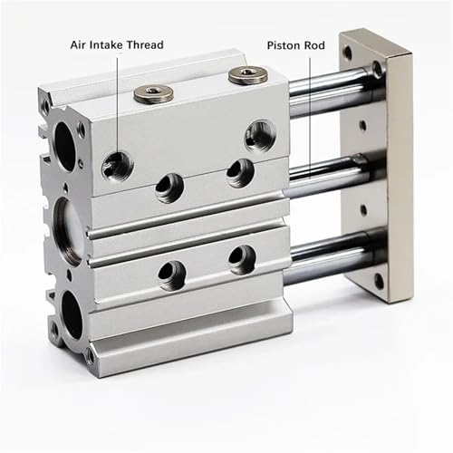 Vérin pneumatique MGPL32 compact avec guidage précis et course de 125mm - 3