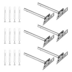 Swawis 98622 Unsichtbare Regalhalterung 6er Set