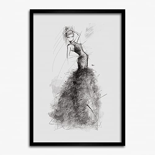 Cadre MDF Tulup 50x70 cm fini les murs vides avec cette illustration moderne
