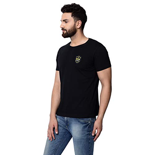 Image of London Hills T Shirt for Men Round Neck | Mens T-Shirts | Tshirt Shirts Men | Tshirt for Man | T Shirt for Mens | Cotton Blend Solid Half Sleeve Regular Fit Casual Tee
