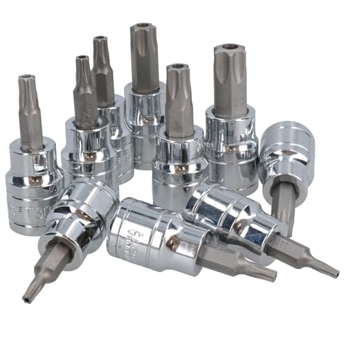 Clés douilles 3/8 robustes profil etoile et hexagonal H2 à T55 - 5