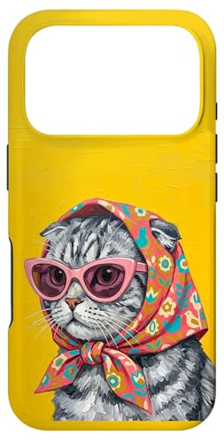 Scottish Fold �t�@�b�V���� �L���b�c �G�� �J�o�[ �L�D�� �X�}�z�P�[�X iPhone 17 Pro �p