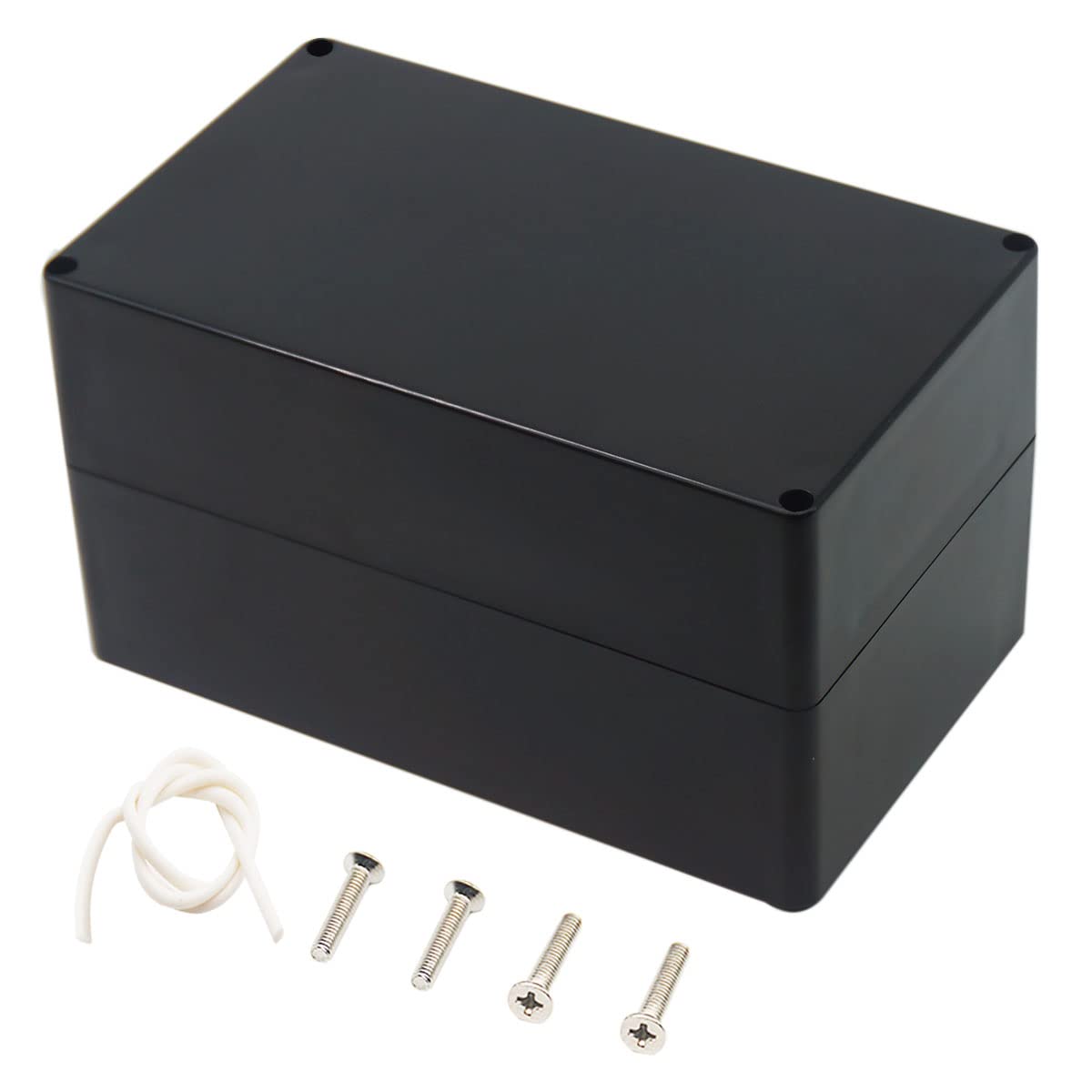 Junction Box, Zulkit Project Box IP65 Waterproof Outdoor Box ABS Plastic Electrical Boxes Electronic Enclosure Black 3.94 x 2.68 x 1.97 inch (100X68X50mm) (Pack of 2) — Amazon image 30
